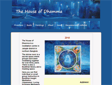 Tablet Screenshot of houseofdhamma.com